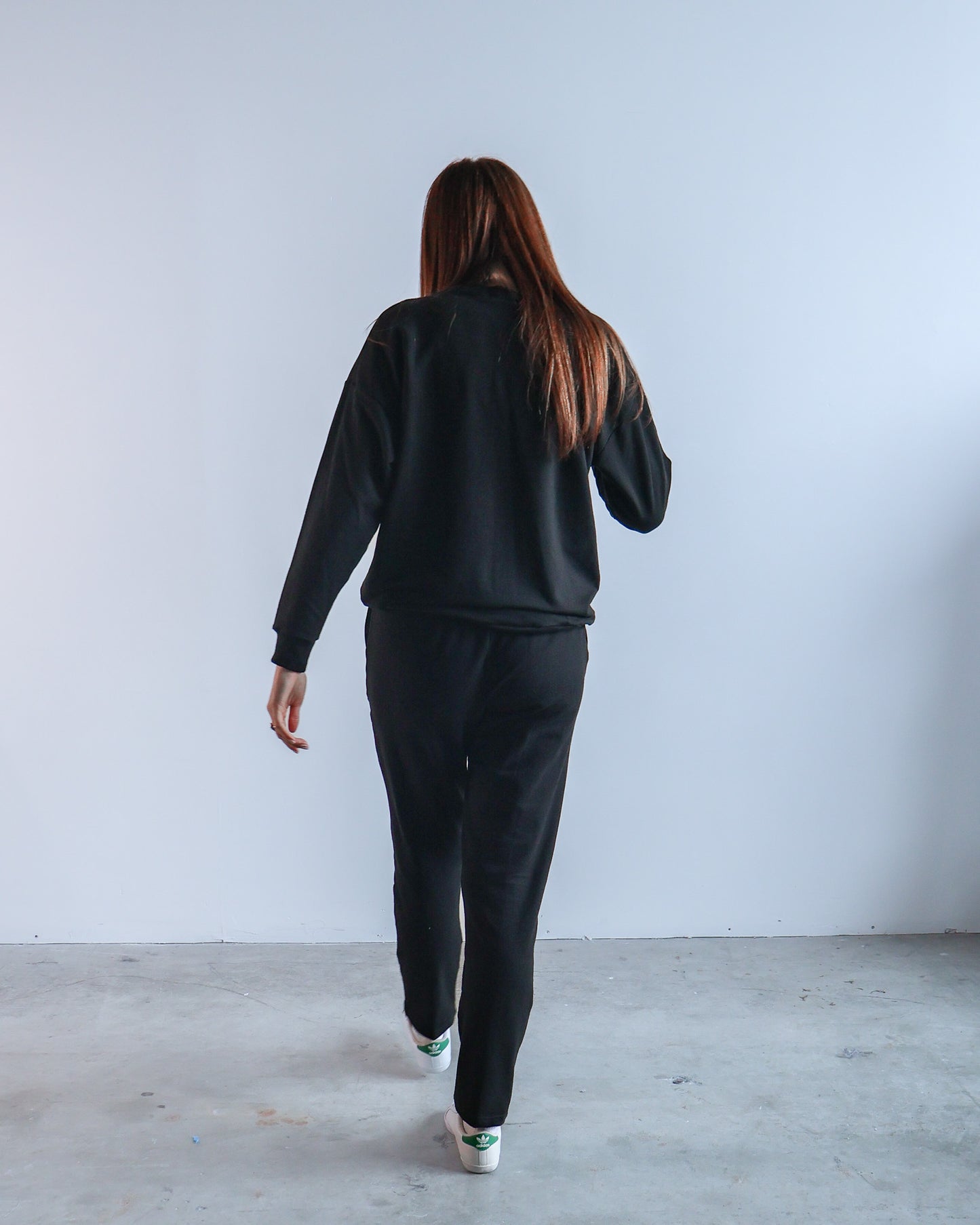 The Tailored Sweat pant in Black